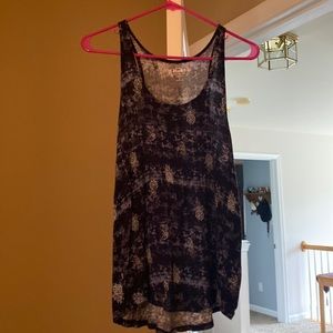 Mudd Racerback Floral Tank Top